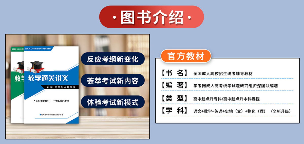 福建成考網學習中心成考考前輔導教材上線了！